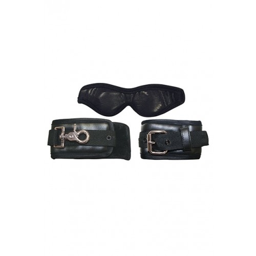 BDSM pakket "Ties that Bind" handboeien met blinddoek