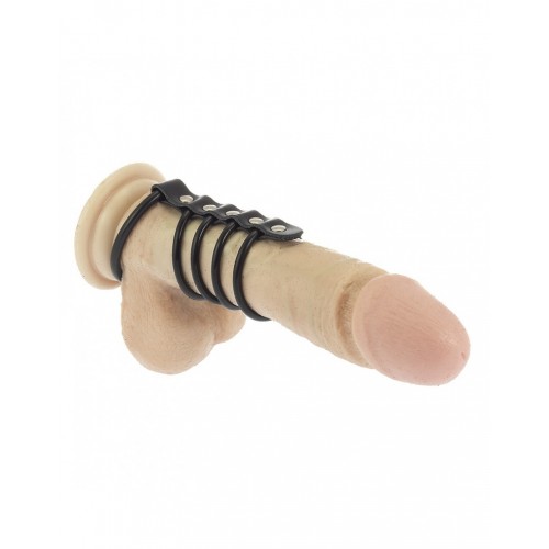 Cockring rubber met balzak rubber ring 40/50mm penis