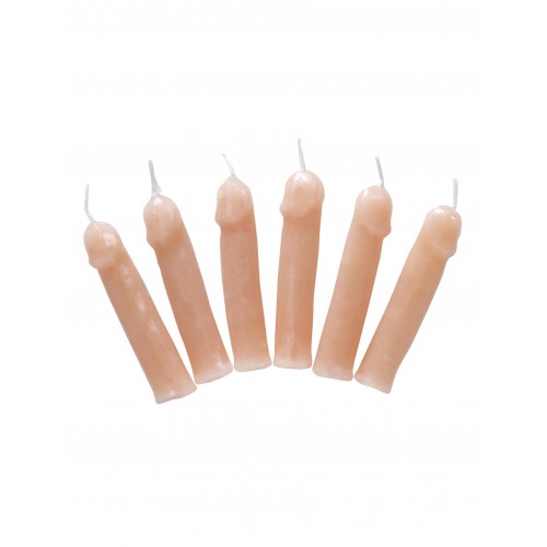 Mini penis kaarsjes 