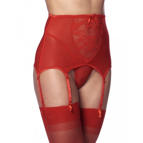 amorable sexy jarretels g-string kousen set