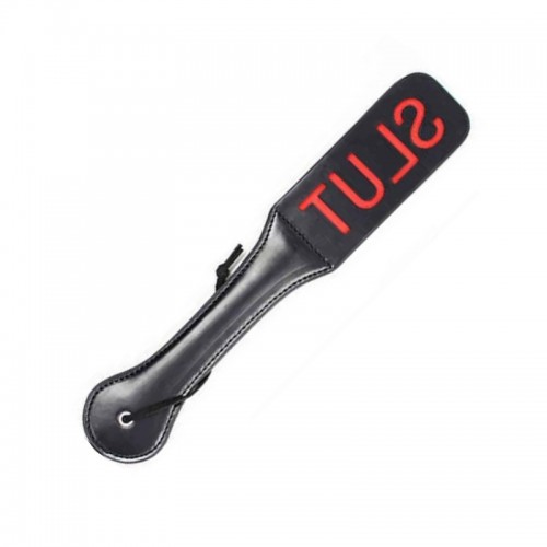 bdsm paddle met letters pu leer
