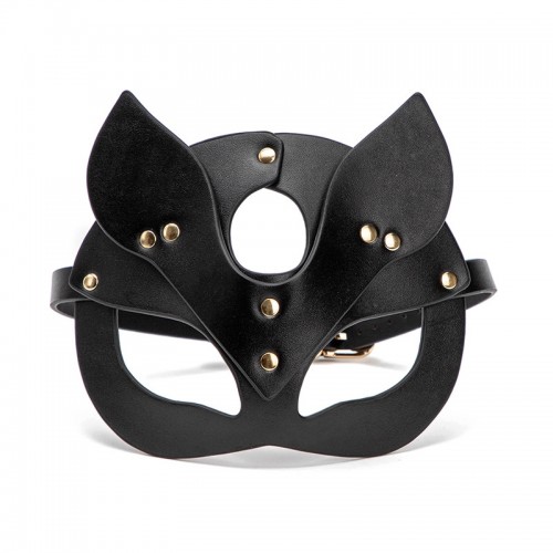 PU leren kattenmasker zwart