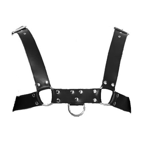 bodage play leren bdsm harnas borsten schouderbanden