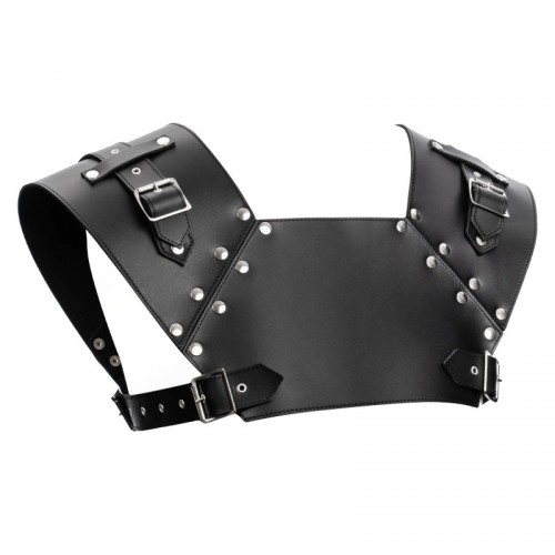 bondage play echte lederen borstharnas