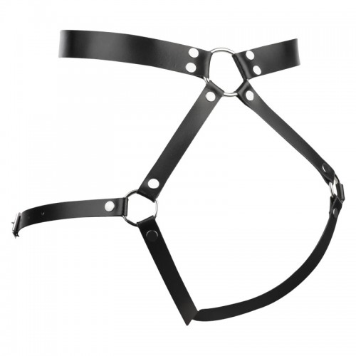 bondage play heup bdsm harnas echt leder