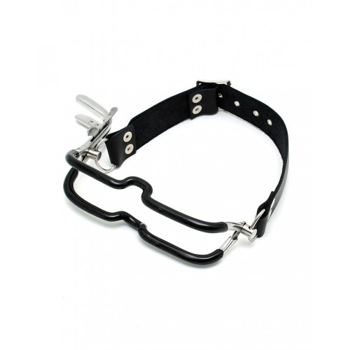 Bondage Jennings mondklem met nekriem