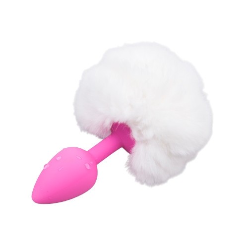buttplug konijnenstaart wit