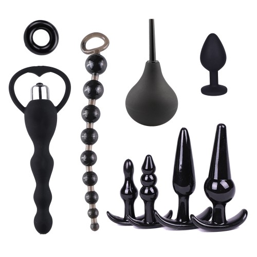 buttplug set zwart