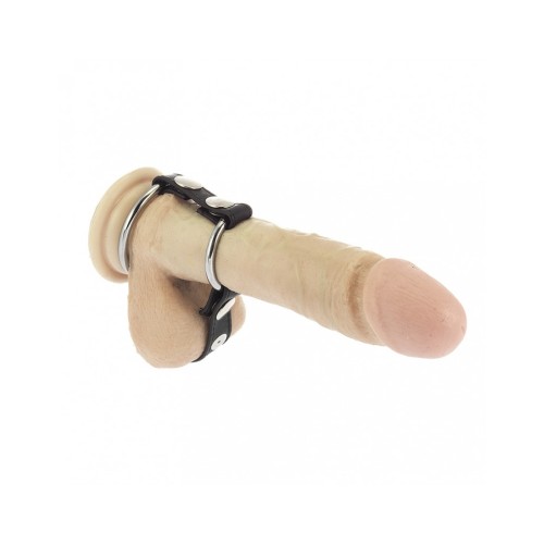 Cockring rvs met balzak splitser penis sex 40/55mm