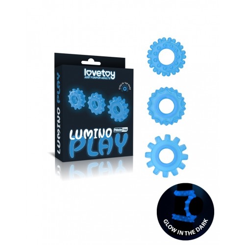 Siliconen cockringen Lumino play - glow in the dark