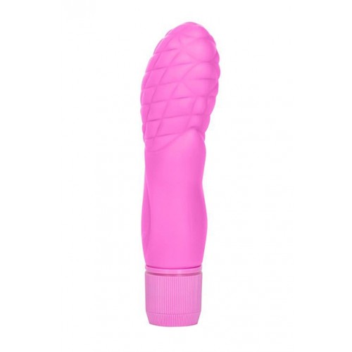 First Time silicone vibrator roze