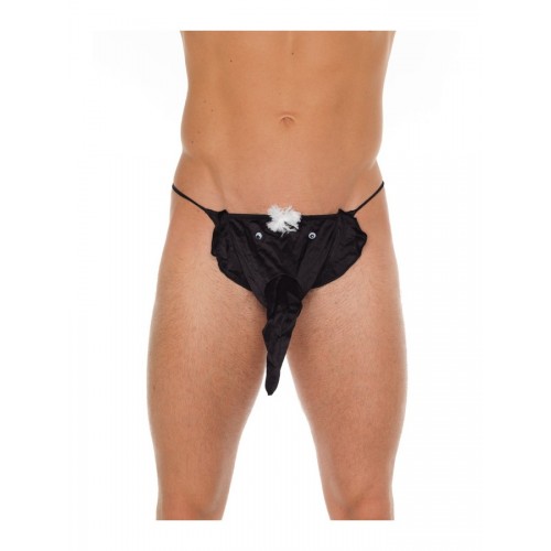 fun zwarte sexy string met tuit