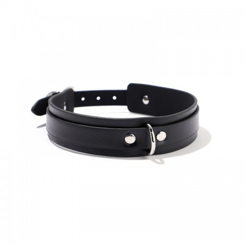 smalle halsband bdsm aanlijnring