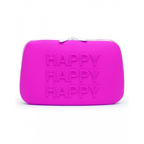 Opbergtas happy happy happy siliconen dildo