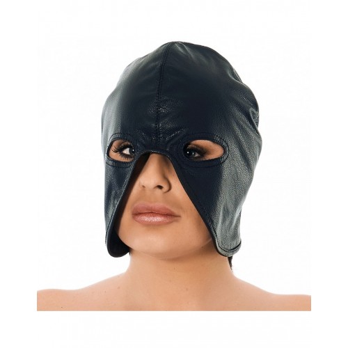 bondage gezichtmasker leer