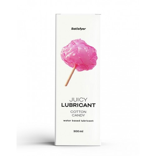 Juicy Lubricant Cotton Candy - waterbasis - 300ml