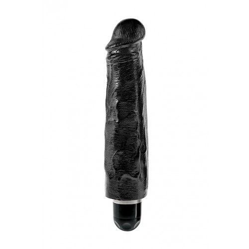 king cock realistische vibrator zwart