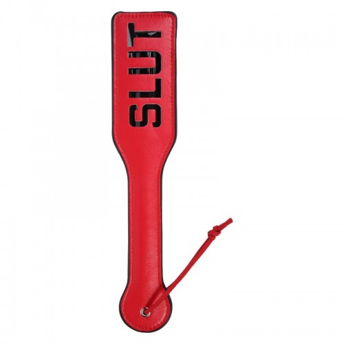 kunst lederen paddle slut rood