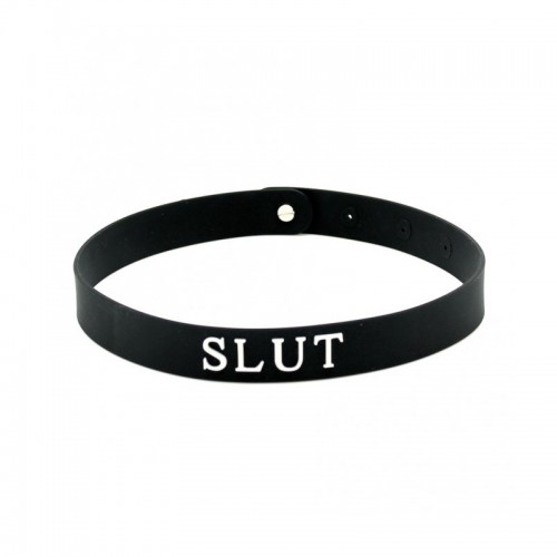 latex play slut bdsm collar