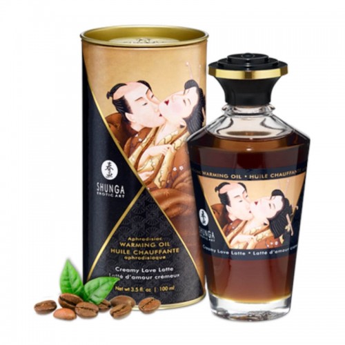Eetbare verwarmende olie - creamy latte