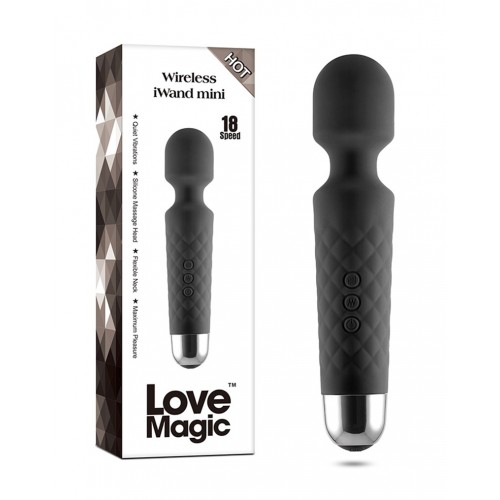 Love Magic iwand mini wand vibrator zwart