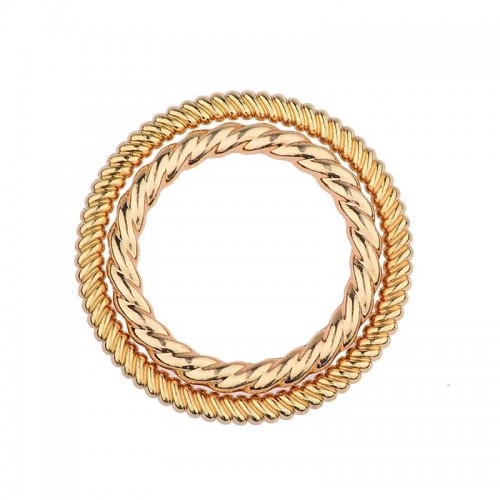 metalen cockring goudkleurig