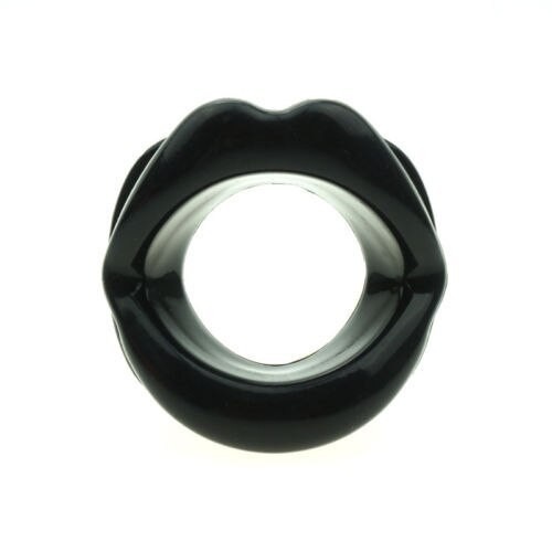 mouth gag silicone zwart oralesex