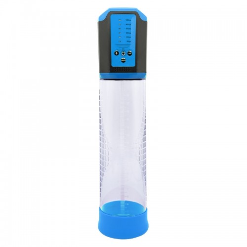 oplaadbare penis pomp blauw