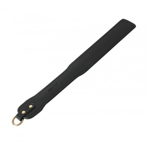 pu leren platte bdsm paddle zwart