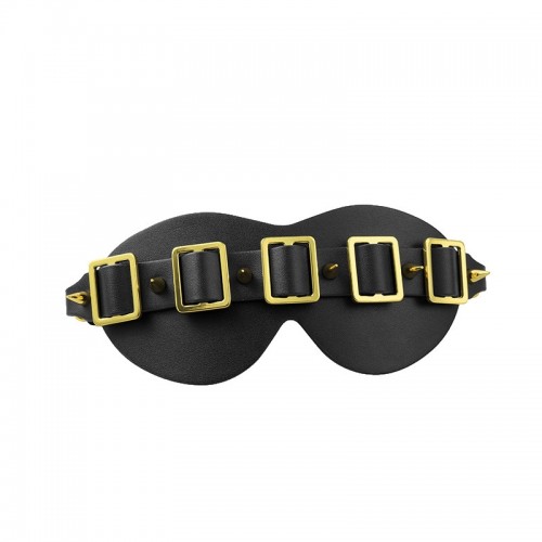 pu leren oog masker gespen