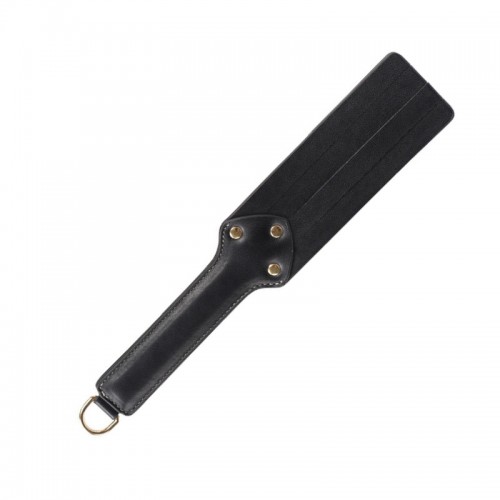 pu leren paddle flogger zwart