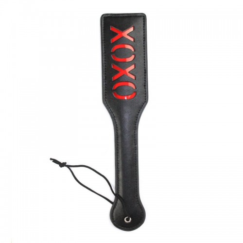 pu leren paddle xoxo bdsm