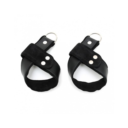 Bondage Play leren handboeien zonder ketting