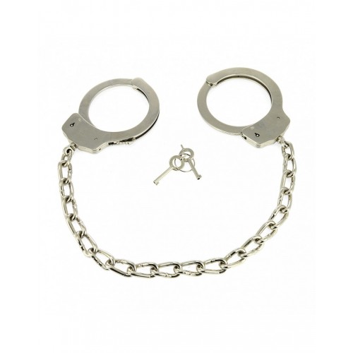 Politie metalen voetboeien met ketting