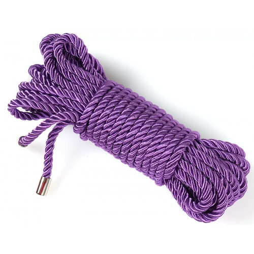 satijnen bdsm touw paars