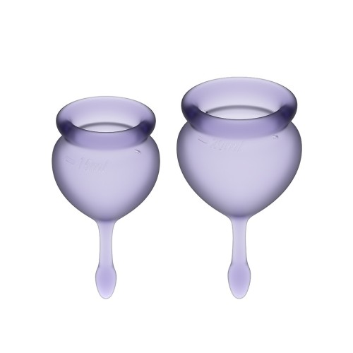 Satisfyer Feel Good menstrual cup - lila