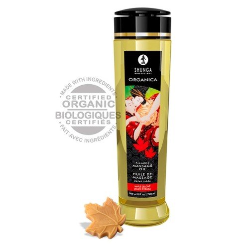 Shunga massage olie maple de light ongeparfumeerd intiem