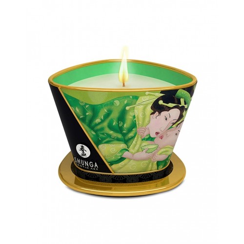 shunga exotic green tea kaars massage