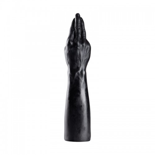 siliconen fisting dildo hand zwart