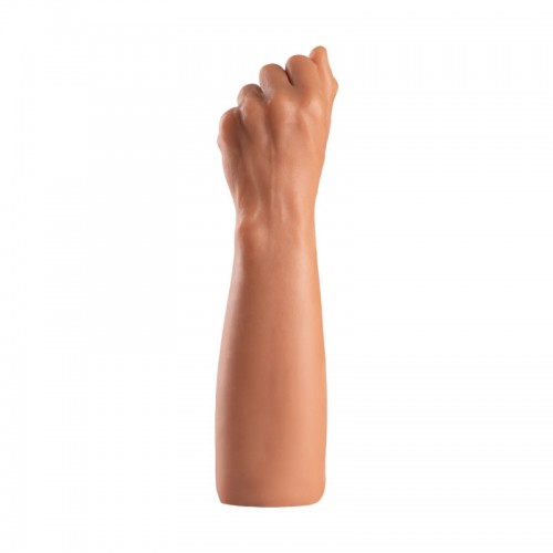siliconen fisting dildo bruin