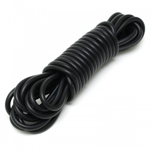 siliconen bondage touw zwart