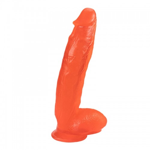 dildo zuignap rood 30cm