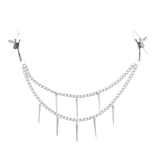 Bondage tepelklemmen met studs sex