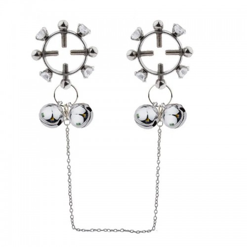tepelklemmen diamanten gewichtjes ketting