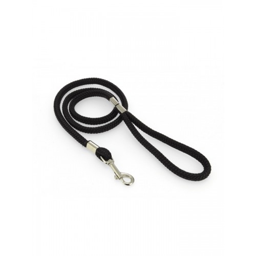 Zwarte hondenriem met halsband