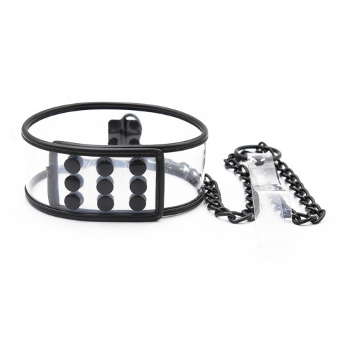transparante halsband riem