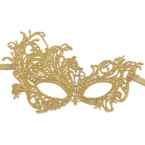 venetiaans bondage oogmasker goudkleurig