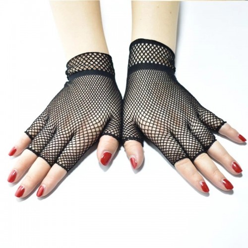 sexy handschoenen visnet lingerie