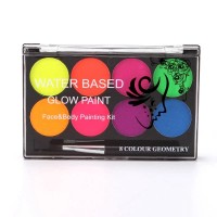 8 delige bodypaint dark glow