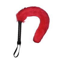 bdsm zweep pluche staart rood